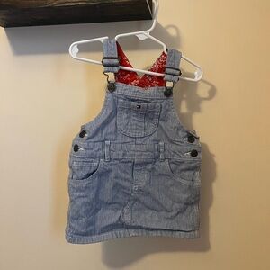 Tommy Hilfiger overall dress 18 months
